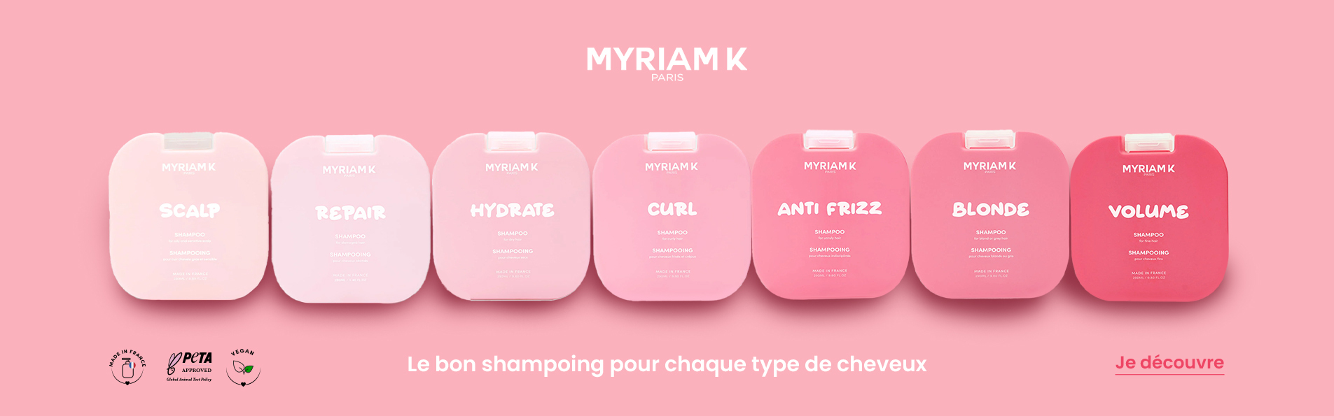 Gamme Myriam K - Shampoing